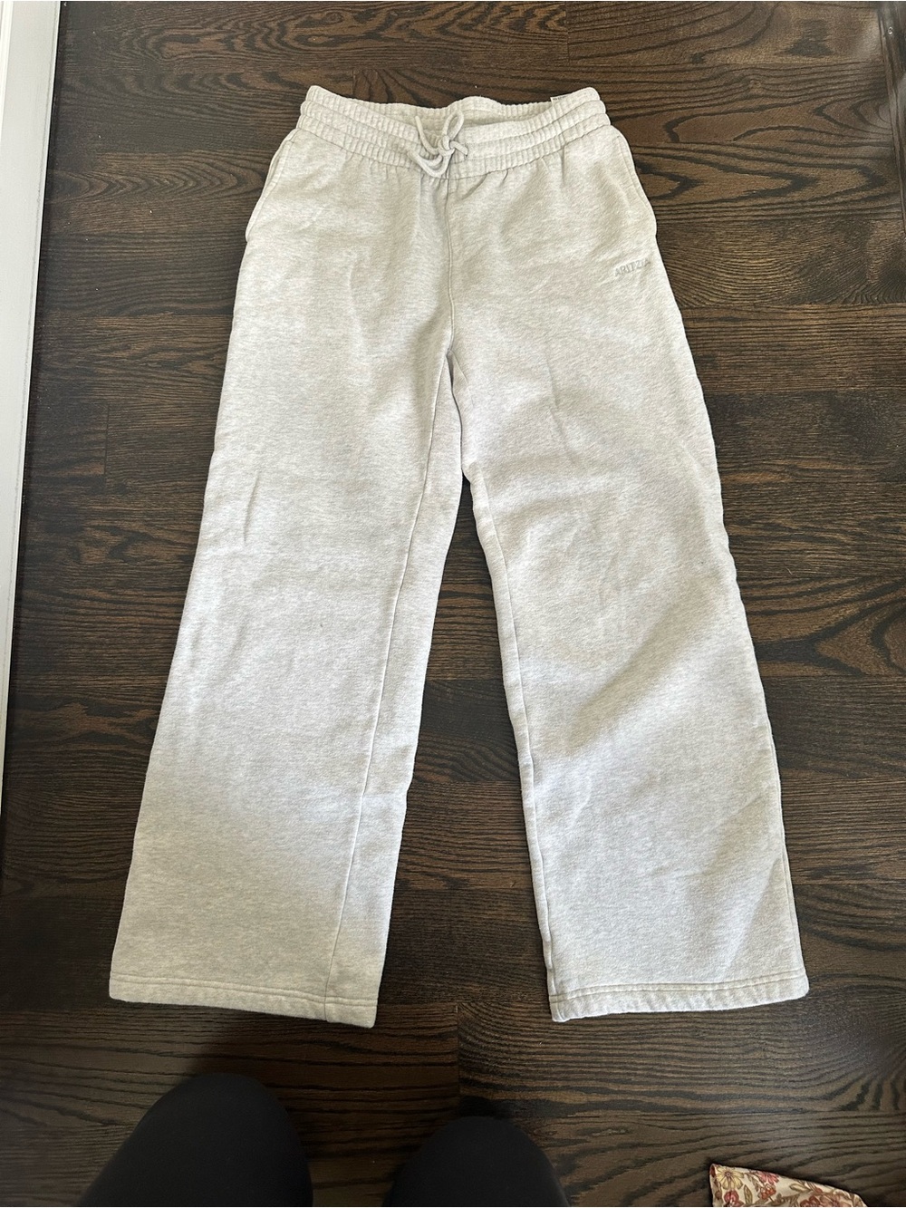 Aritzia Kids Light Gray Cozy Fleece Joggers